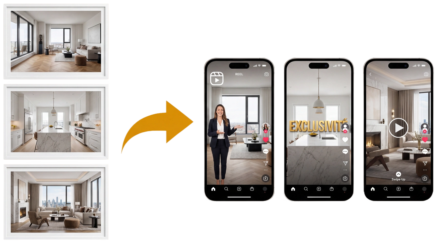 Transformez vos photos immobilières en vidéos virales avec ImmoReels