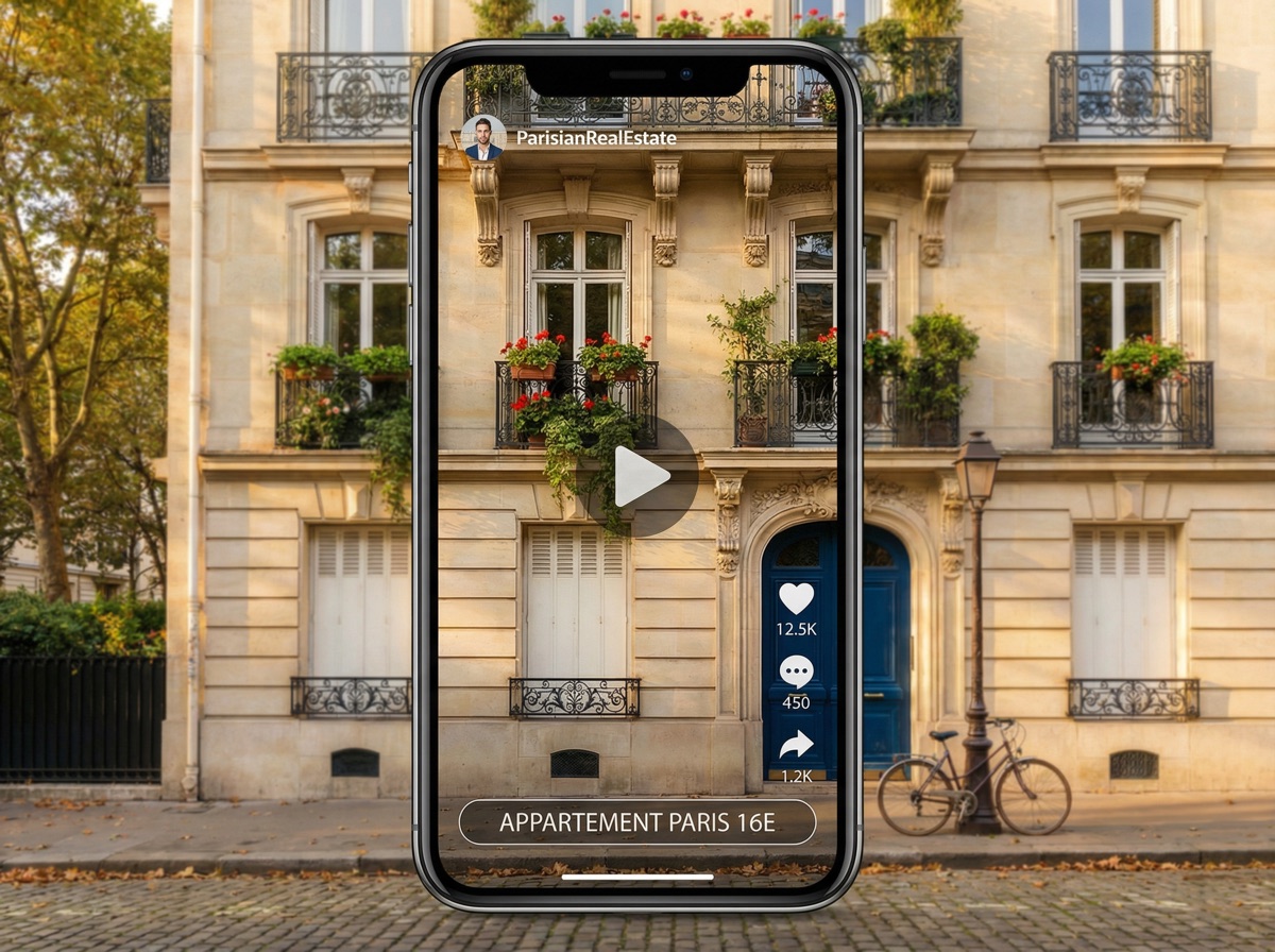 Reel Instagram immobilier généré par IA